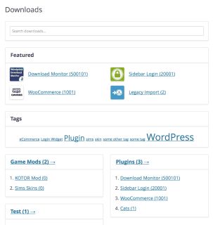 Showcase your download catalog