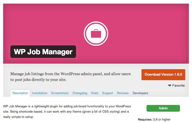 Banners on wordpress.org
